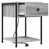 Armadio da Notte 2 pcs Grigio Sonoma 42 x 41 x 56 cm