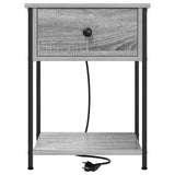 Armadio da Notte 2 pcs Grigio Sonoma 42 x 41 x 56 cm