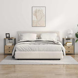Armadio da Notte 2 pcs Rovere Sonoma 40 x 31 x 60 cm