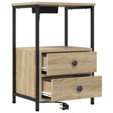 Armadio da Notte 2 pcs Rovere Sonoma 40 x 31 x 60 cm
