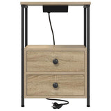 Armadio da Notte 2 pcs Rovere Sonoma 40 x 31 x 60 cm
