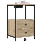 Armadio da Notte 2 pcs Rovere Sonoma 40 x 31 x 60 cm