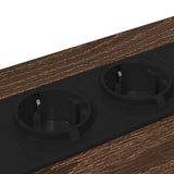 Armadio da Notte con cassetto Rovere Marrone 40 x 31 x 60 cm