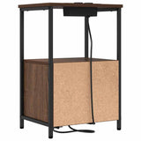 Armadio da Notte con cassetto Rovere Marrone 40 x 31 x 60 cm