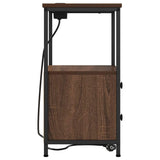 Armadio da Notte con cassetto Rovere Marrone 40 x 31 x 60 cm