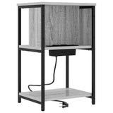 Armadio da Notte Grigio Sonoma 38 x 31 x 61 cm