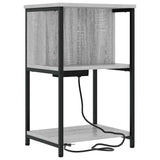 Armadio da Notte Grigio Sonoma 38 x 31 x 61 cm
