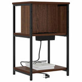 Armadio da Notte Rovere Marrone 38 x 31 x 61 cm