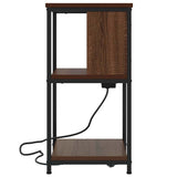 Armadio da Notte Rovere Marrone 38 x 31 x 61 cm