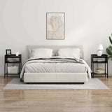 Armadio da Notte 2 pcs Rovere Nero 40 x 40 x 61 cm