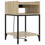 Armadio da Notte con lo scaffale Rovere Sonoma 40 x 40 x 61 cm