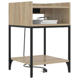 Armadio da Notte con lo scaffale Rovere Sonoma 40 x 40 x 61 cm