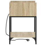 Armadio da Notte con lo scaffale Rovere Sonoma 40 x 40 x 61 cm