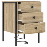 Armadio da Notte con cassetto Rovere Sonoma 42 x 41 x 61 cm