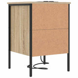 Armadio da Notte con cassetto Rovere Sonoma 42 x 41 x 61 cm