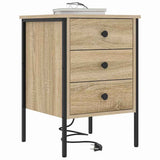 Armadio da Notte con cassetto Rovere Sonoma 42 x 41 x 61 cm