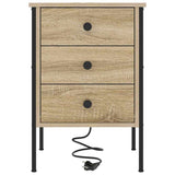 Armadio da Notte 2 pcs Rovere Sonoma 42 x 41 x 61 cm