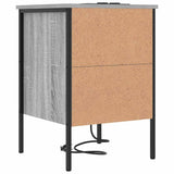 Armadio da Notte 2 pcs Grigio Sonoma 42 x 41 x 61 cm