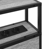 Testata contenitore Grigio sonoma 98 cm Legno truciolato