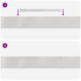 Bordura per Prato Argento 450 x 0.05 x 15 cm