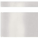 Bordura per Prato 4 pcs Argento 450 x 0.05 x 15 cm