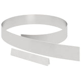 Bordura per Prato 4 pcs Argento 450 x 0,05 x 10 cm