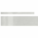 Bordura per Prato 4 pcs Argento 450 x 0,05 x 10 cm