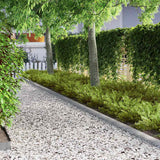 Bordura per Prato Argento 450 x 0.05 x 15 cm Acciaio zincato