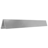 Bordura per Prato Argento 450 x 0,05 x 10 cm Acciaio zincato