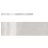 Bordura per Prato 4 pcs Argento 450 x 0.05 x 15 cm