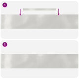 Bordura per Prato 4 pcs Argento 450 x 0.05 x 15 cm