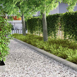 Bordura per Prato Argento 450 x 0.05 x 15 cm Acciaio zincato