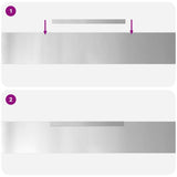 Bordura per Prato Argento 450 x 0.05 x 15 cm Acciaio zincato