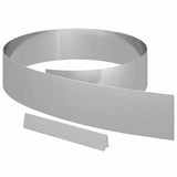 Bordura per Prato 4 pcs Argento 450 x 0.05 x 15 cm
