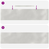 Bordura per Prato 4 pcs Argento 450 x 0.05 x 15 cm