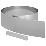 Bordura per Prato Argento 450 x 0,05 x 20 cm Acciaio zincato