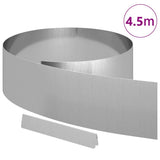 Bordura per Prato Argento 450 x 0,05 x 20 cm Acciaio zincato