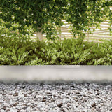 Bordura per Prato Argento 450 x 0.05 x 15 cm Acciaio zincato