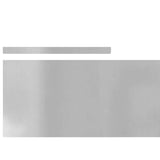 Bordura per Prato Argento 450 x 0.05 x 15 cm Acciaio zincato