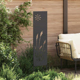 Schermo per privacy in giardino Traforo Nero 32 x 140 cm