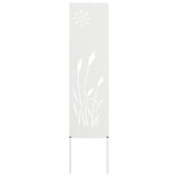 Schermo per privacy in giardino Traforo Bianco 32 x 140 cm