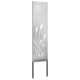 Schermo per privacy in giardino Traforo Argento 32 x 140 cm