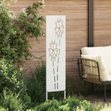 Schermo per privacy in giardino Traforo Bianco 32 x 140 cm