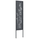 Schermo per privacy in giardino Floreale Antracite 32 x 140 cm