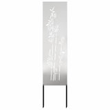 Schermo per privacy in giardino Floreale Argento 32 x 140 cm