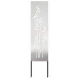 Schermo per privacy in giardino Floreale Argento 32 x 140 cm