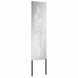 Schermo per privacy in giardino Floreale Argento 32 x 140 cm