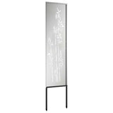 Schermo per privacy in giardino Floreale Argento 32 x 140 cm