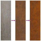 Schermo per privacy in giardino Floreale Ruggine 32 x 140 cm