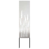 Schermo per privacy in giardino Traforo Argento 32 x 140 cm